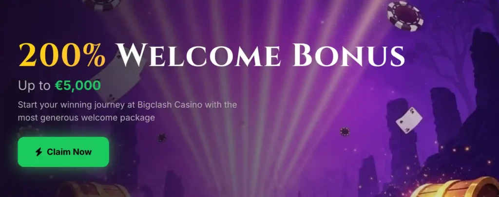 7. BigClash Casino schneller Auszahlung